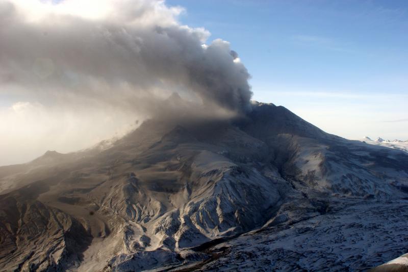 an ash plume